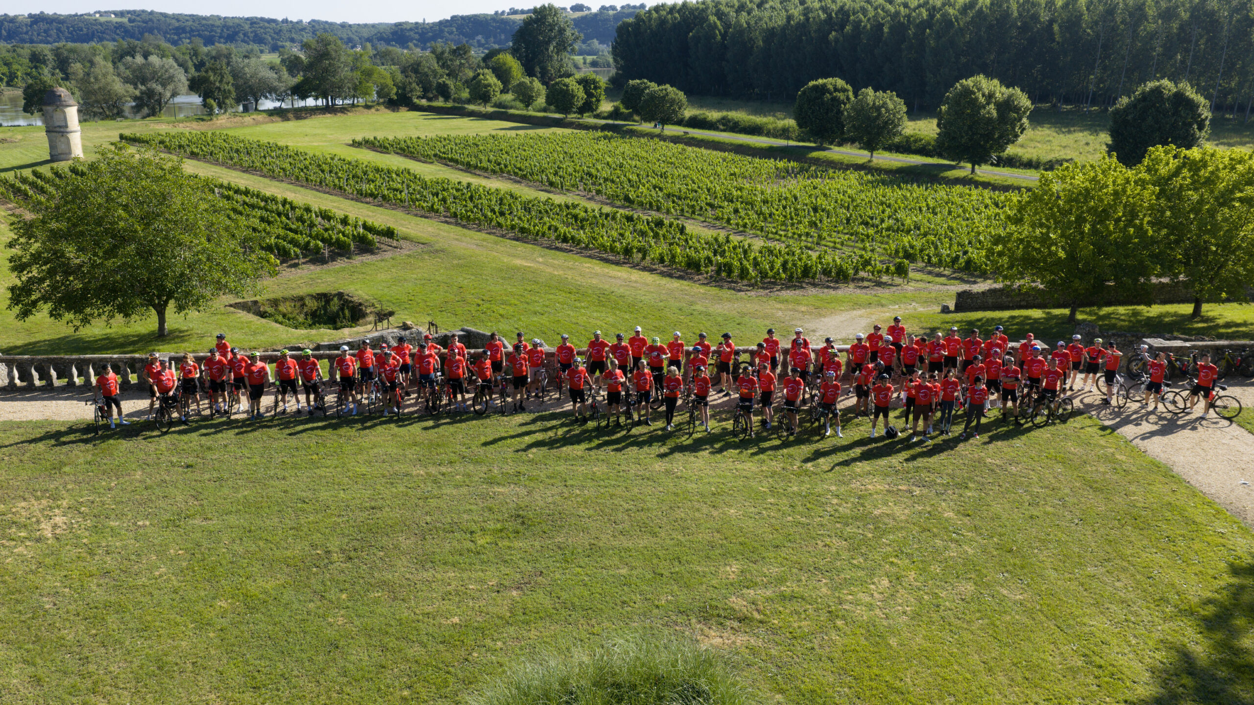 Photo de groupe Bike to Care 2025