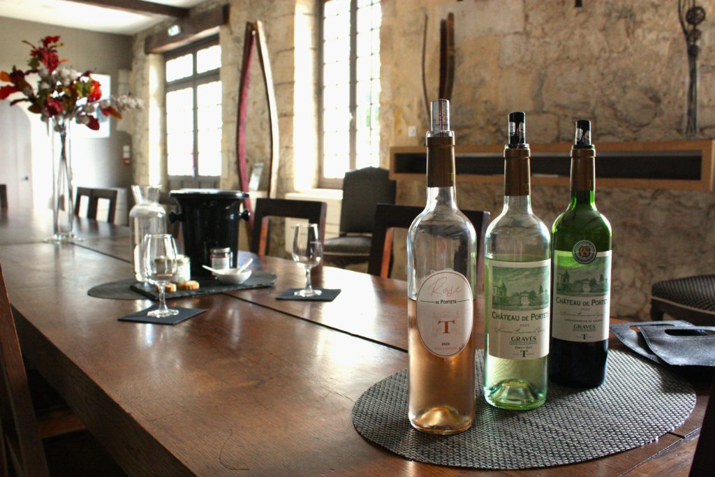 Welcome to the Château de Portets for family and group tastings